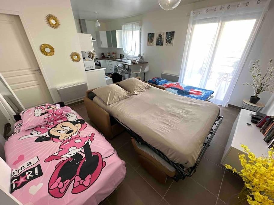 Proche Disney Et Paris - Studio Terrasse Et Parking Prive มองต์เตฮวา ภายนอก รูปภาพ